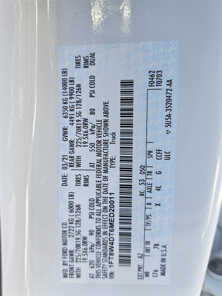 Used 2021 Ford F450 Platinum w/ FX4 Off-Road Package image 49