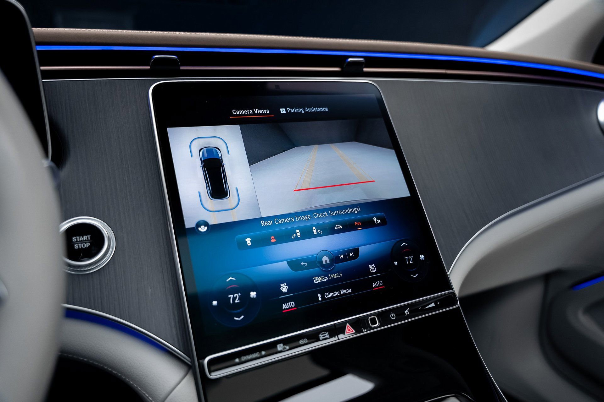 Used 2023 Mercedes-Benz EQS 450+ 4MATIC SUV w/ AMG Line Exterior Package image 49