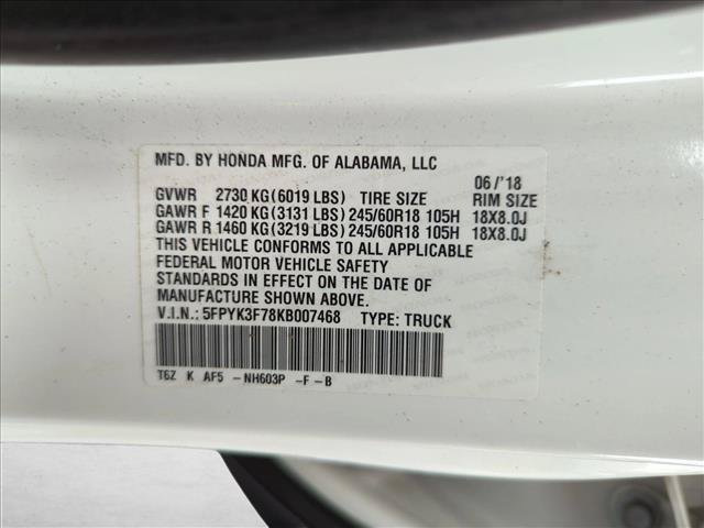 Used 2019 Honda Ridgeline RTL-E image 24