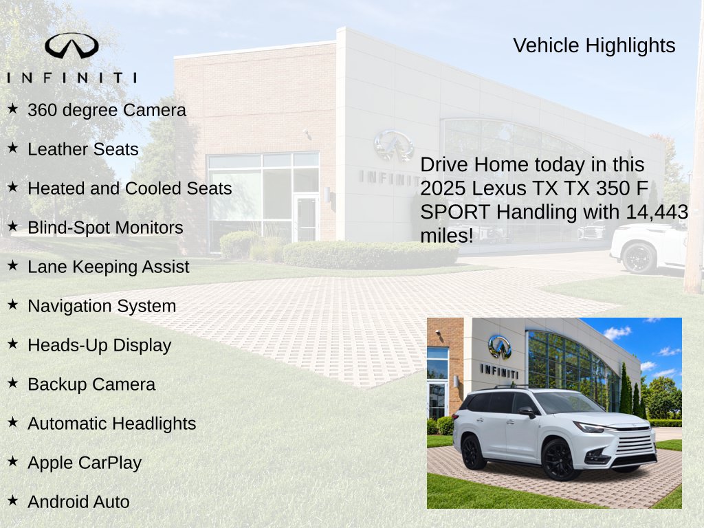 Used 2025 Lexus TX 350 AWD w/ Technology Package image 9