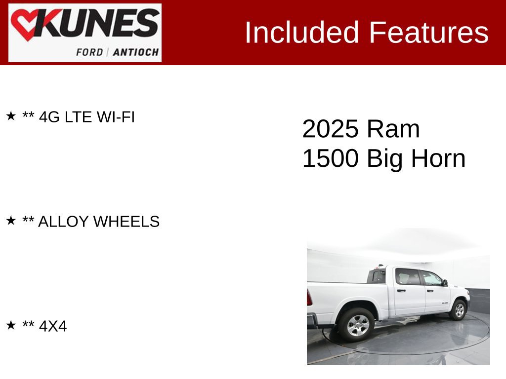 Used 2025 RAM 1500 Big Horn AWD/4WD image 4