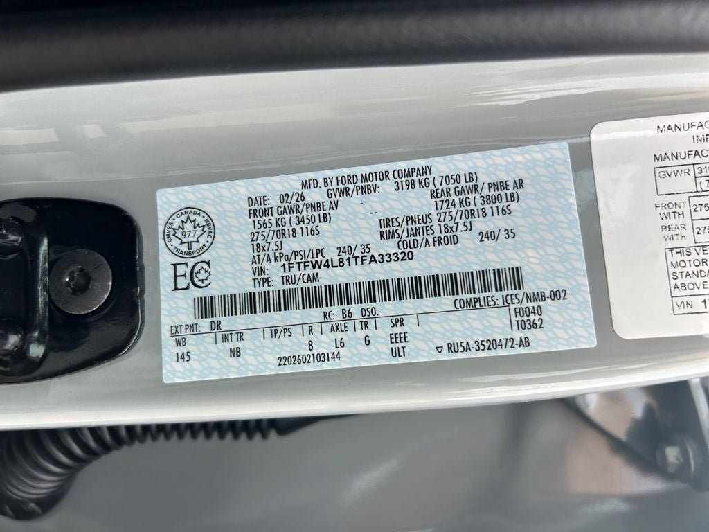 Used 2026 Ford F150 Tremor w/ Equipment Group 402B MID AWD/4WD image 36