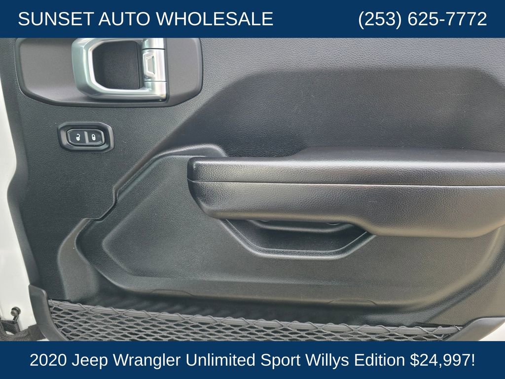 Used 2020 Jeep Wrangler Unlimited Willys image 21