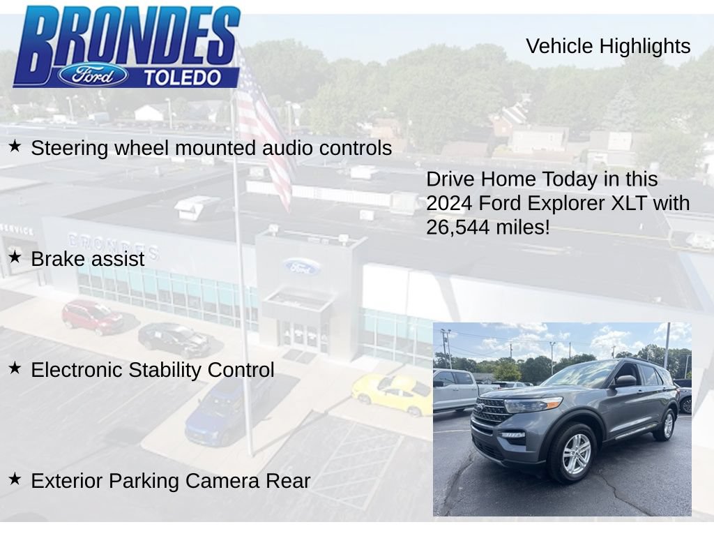 Used 2024 Ford Explorer XLT w/ Equipment Group 202A AWD/4WD image 16