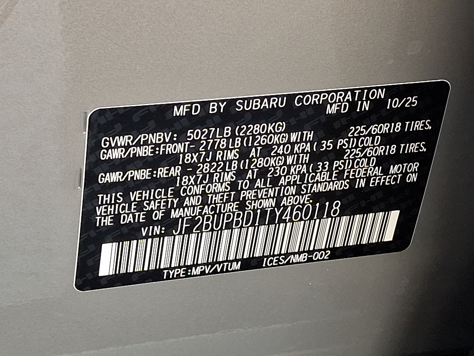 Certified 2026 Subaru Outback Premium w/ Premium/Limited Package AWD/4WD image 28
