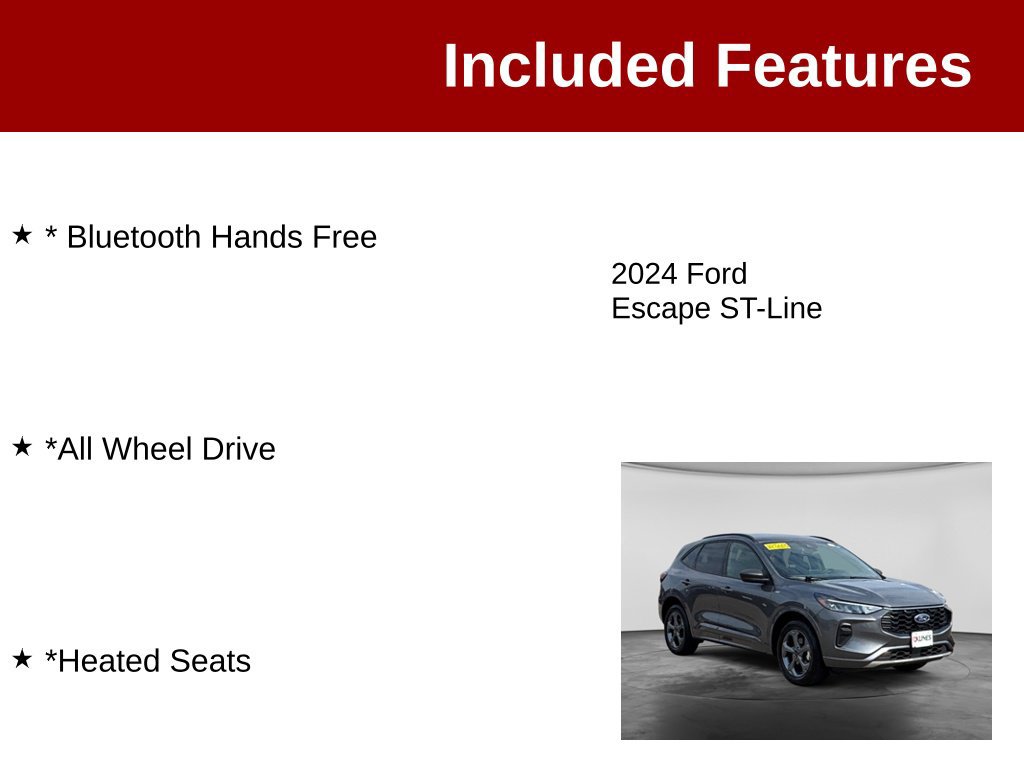 Used 2024 Ford Escape ST-Line AWD/4WD image 3