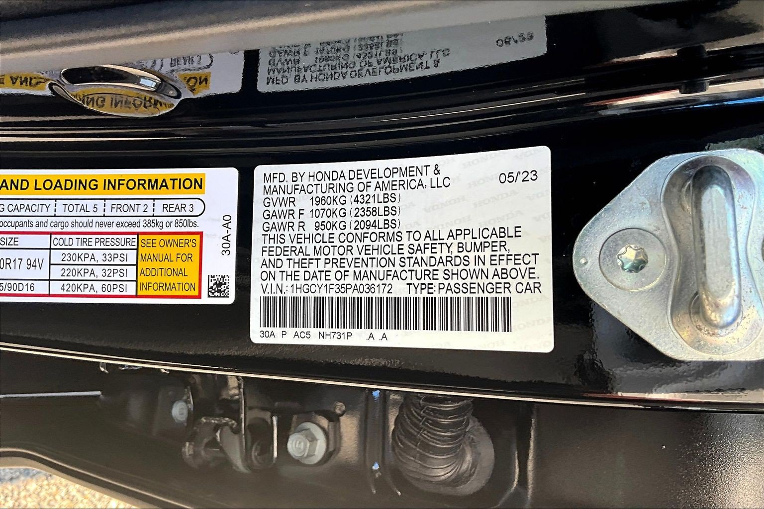 Used 2023 Honda Accord EX image 33