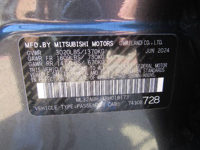 Used 2024 Mitsubishi Mirage ES image 45