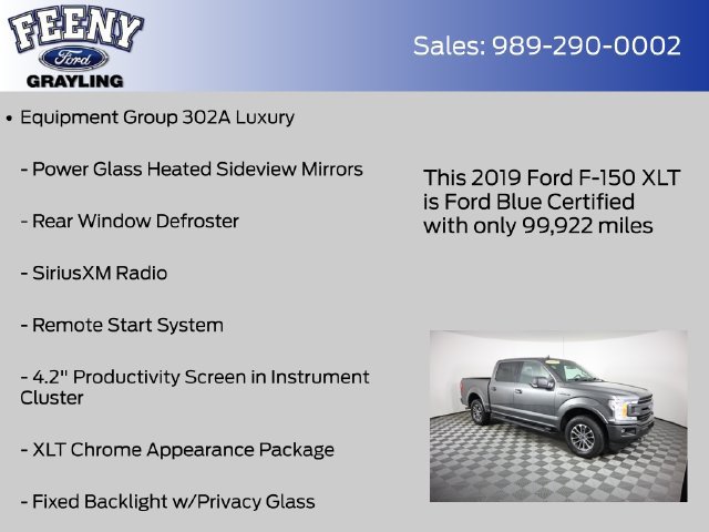 Certified 2019 Ford F150 XLT w/ Equipment Group 302A Luxury AWD/4WD image 8