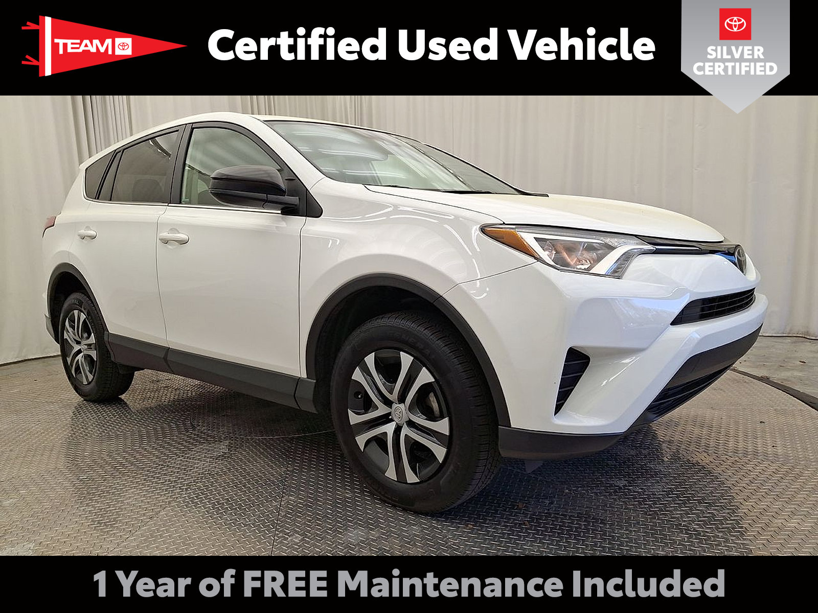 Certified 2018 Toyota RAV4 LE w/ All Weather Liner Package image 1