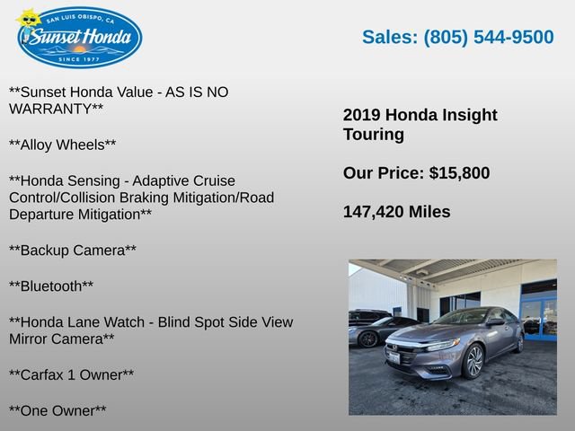 Used 2019 Honda Insight Touring image 5