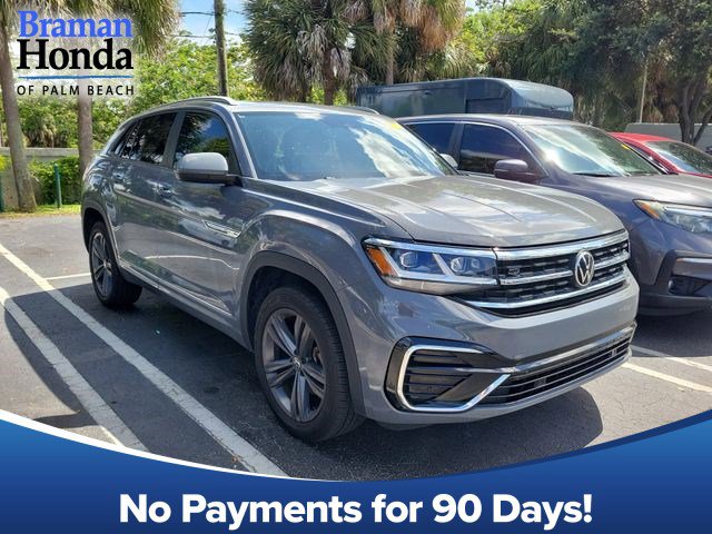 Used 2021 Volkswagen Atlas Cross Sport SE w/ Panoramic Sunroof Package FWD image 1