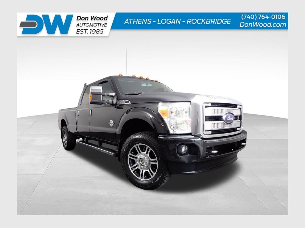 Used 2014 Ford F350 Platinum w/ Snow Plow Prep Package AWD/4WD image 1