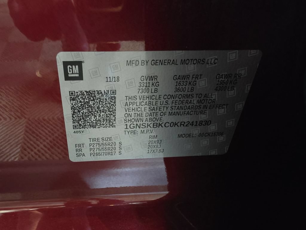 Used 2019 Chevrolet Tahoe LT w/ Max Trailering Package AWD/4WD image 27