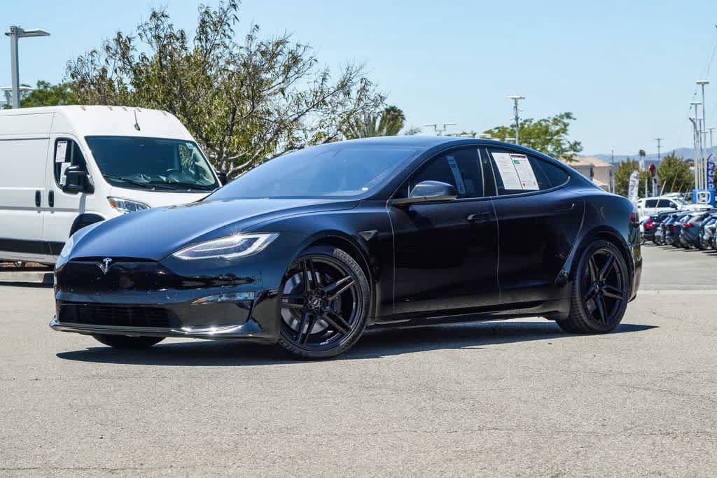 Used 2021 Tesla Model S Plaid AWD/4WD image 2