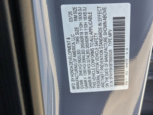New 2026 Honda Passport RTL image 15