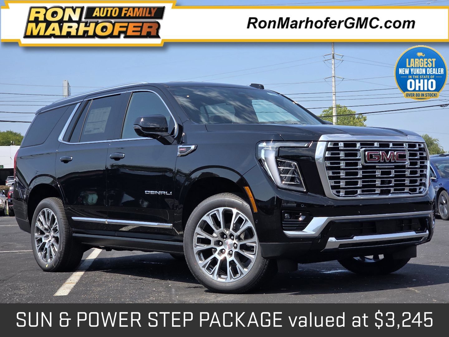 New 2026 GMC Yukon Denali w/ Sun & Power Step Package AWD/4WD 360° Tour