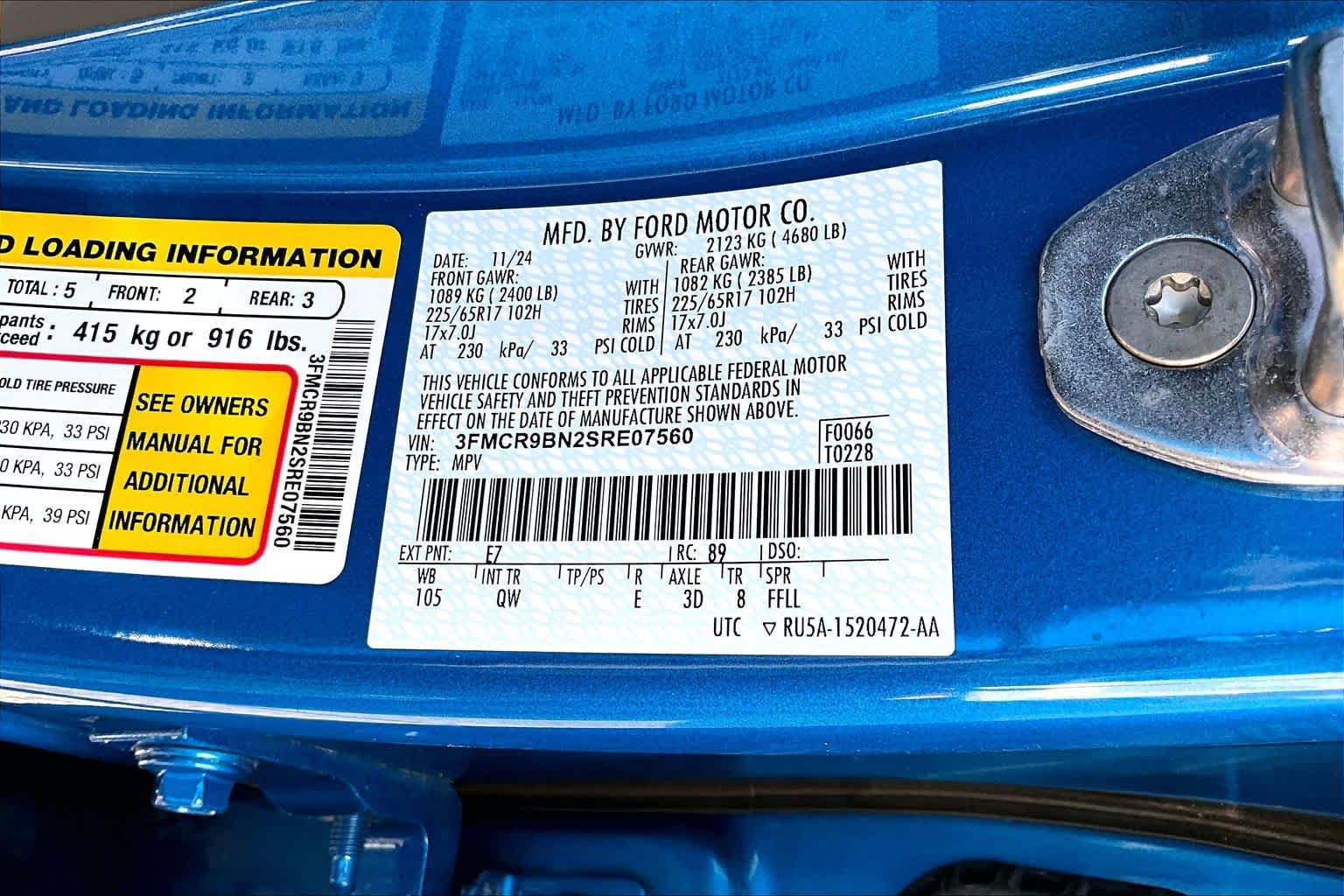 Certified 2025 Ford Bronco Sport Big Bend AWD/4WD image 38