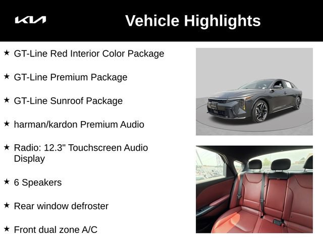 Certified 2025 Kia K4 GT-Line w/ GT-Line Premium Package FWD image 6