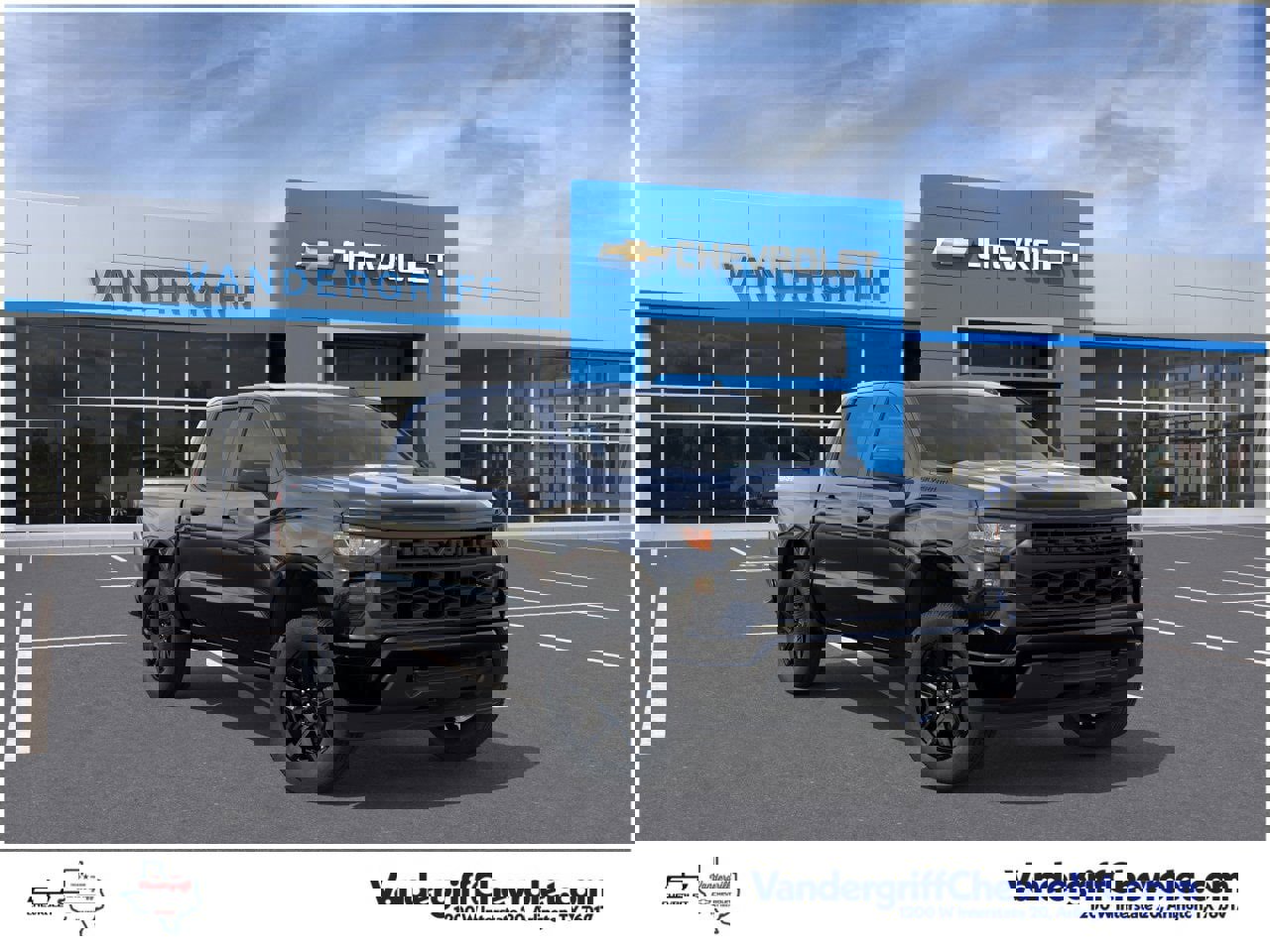 New 2026 Chevrolet Silverado 1500 Custom w/ LPO, Dark Essentials Package