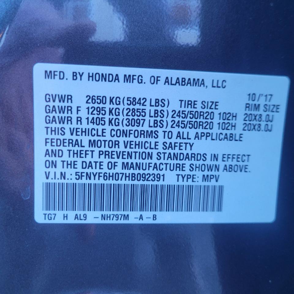 Used 2017 Honda Pilot Elite image 46