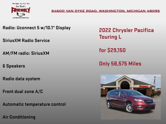 Used 2022 Chrysler Pacifica Touring-L image 10