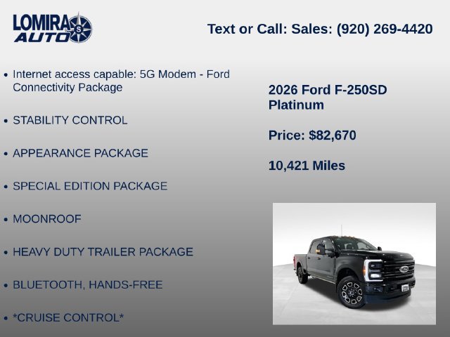 Used 2026 Ford F250 Platinum AWD/4WD image 14
