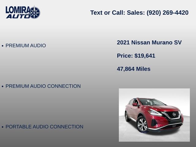 Used 2021 Nissan Murano SV AWD/4WD image 14