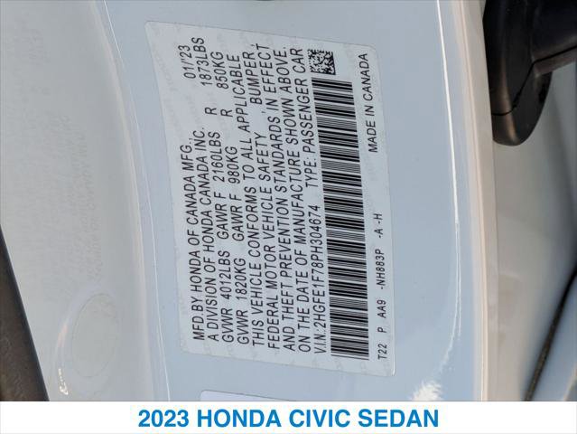Certified 2023 Honda Civic EX image 26