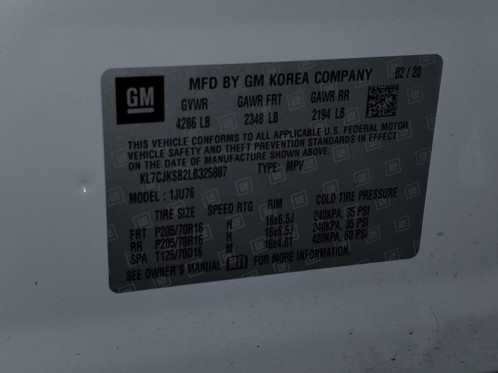 Used 2020 Chevrolet Trax LS w/ Tint and Cruise Package image 33