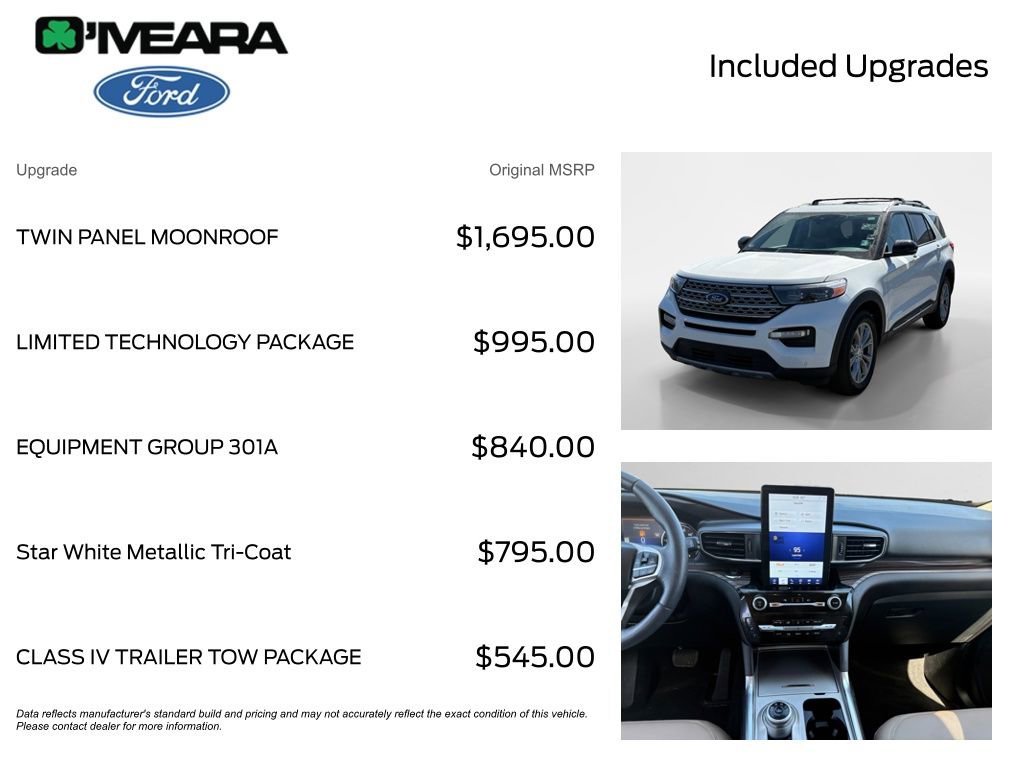 Used 2023 Ford Explorer Limited w/ Limited Technology Package AWD/4WD image 4