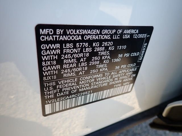 Used 2024 Volkswagen Atlas Cross Sport SE image 17