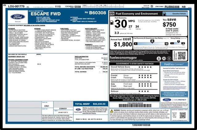 Used 2024 Ford Escape ST-Line w/ Tech Pack #1 FWD image 29