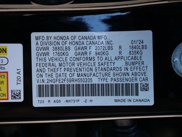 Used 2024 Honda Civic Sport image 23