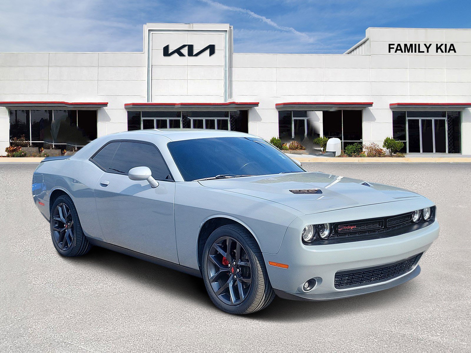 Used 2021 Dodge Challenger SXT w/ Blacktop Package RWD image 1