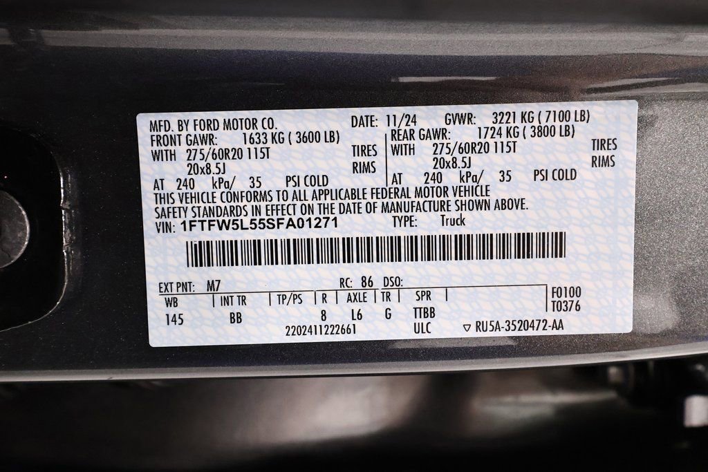 Used 2025 Ford F150 Lariat w/ Equipment Group 502A High image 48