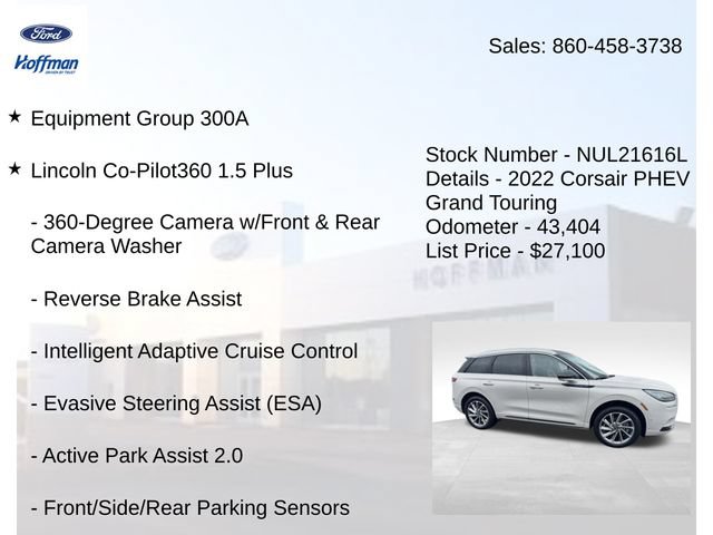 Certified 2022 Lincoln Corsair Grand Touring AWD/4WD image 5
