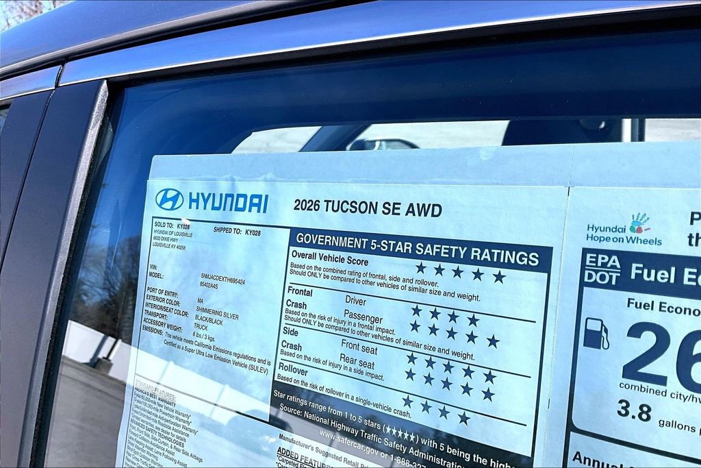 New 2026 Hyundai Tucson SE image 14