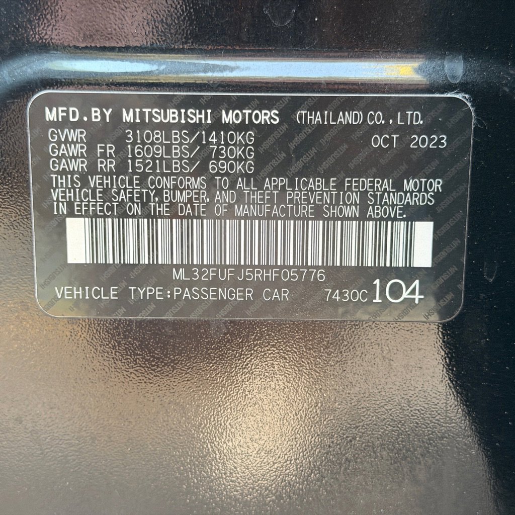 Used 2024 Mitsubishi Mirage G4 ES FWD image 53