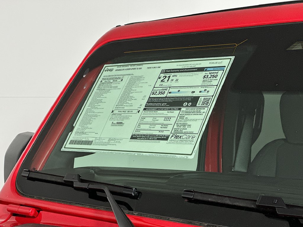 New 2026 Jeep Wrangler Unlimited Sport AWD/4WD image 13