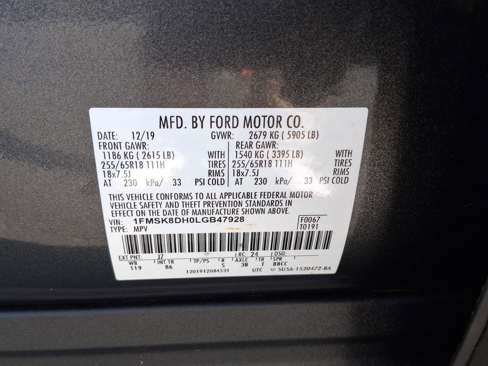 Used 2020 Ford Explorer XLT w/ Class III Trailer Tow Package AWD/4WD image 29