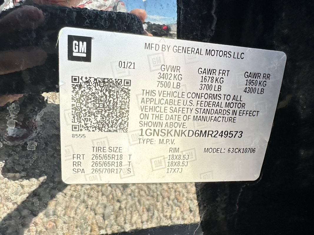 Used 2021 Chevrolet Tahoe LT AWD/4WD image 48