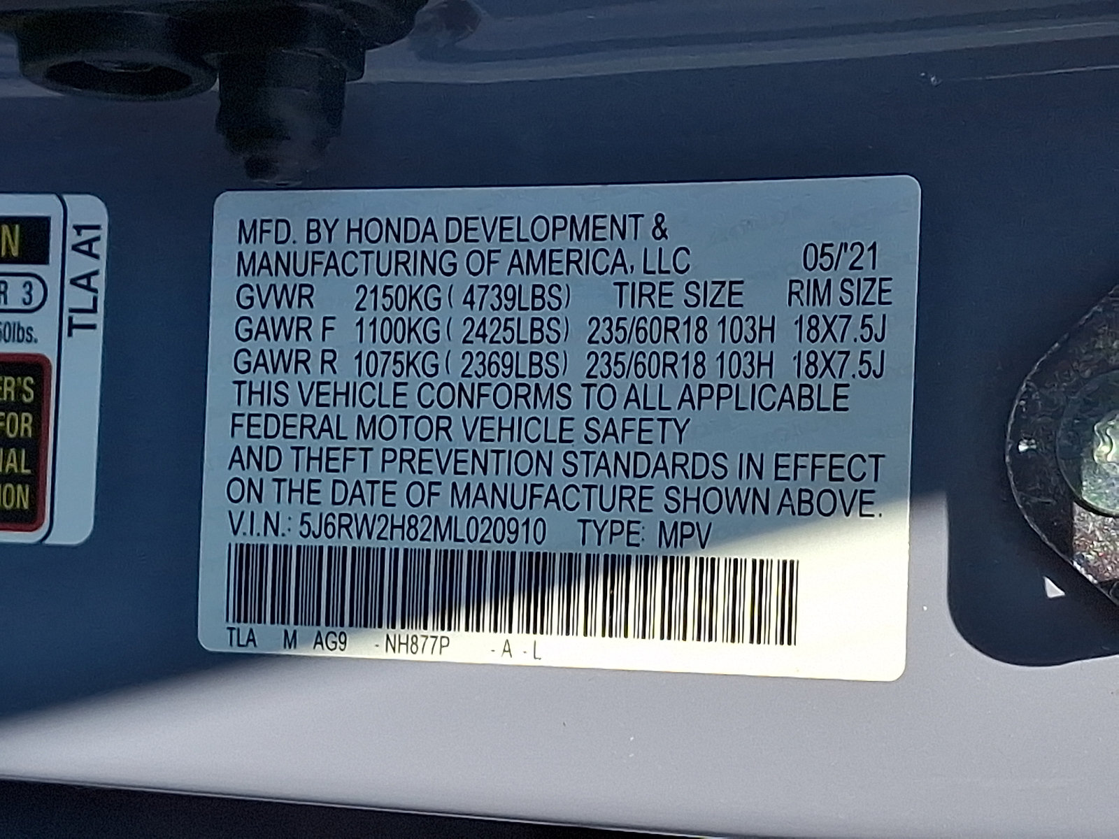 Used 2021 Honda CR-V EX-L image 30