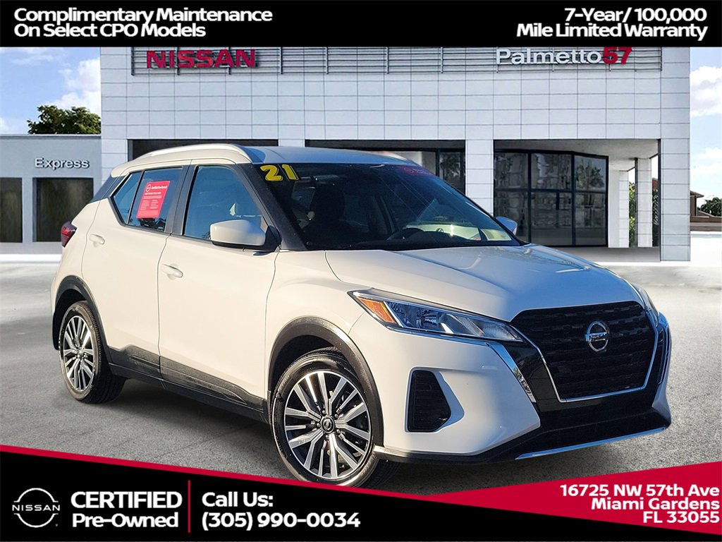 Certified 2021 Nissan Kicks SV image 1
