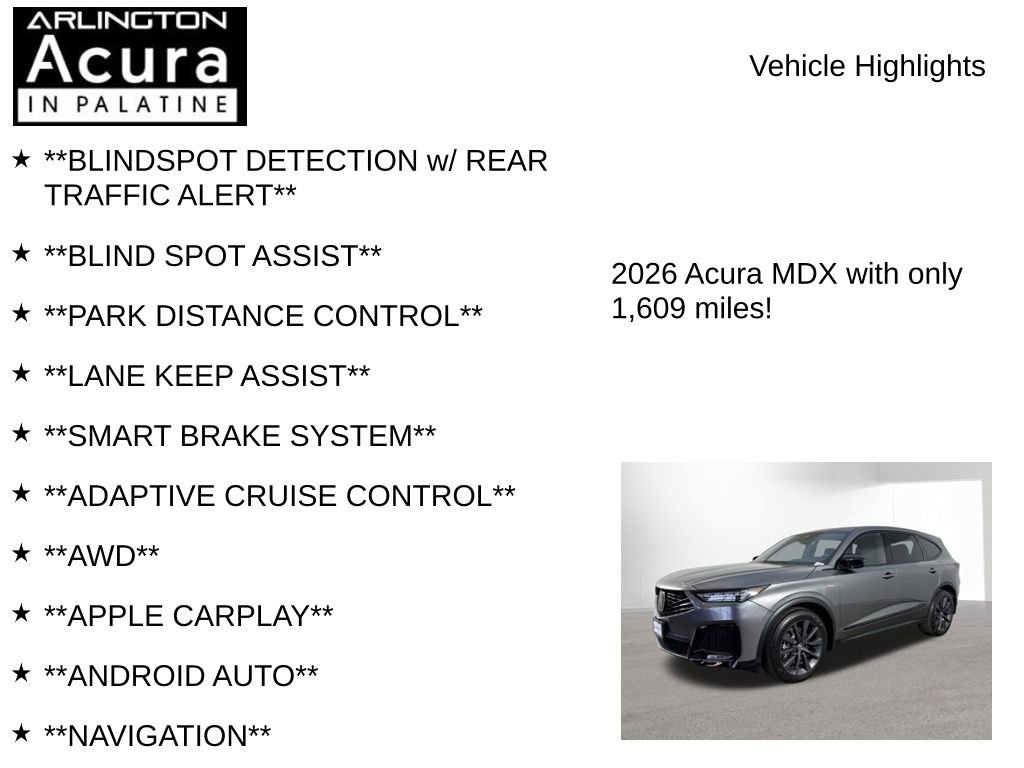 Certified 2026 Acura MDX A-Spec image 7