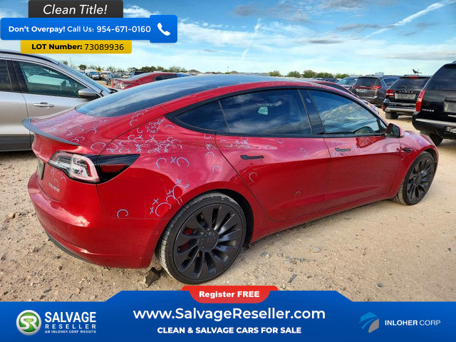 Used 2021 Tesla Model 3 Performance AWD/4WD image 4