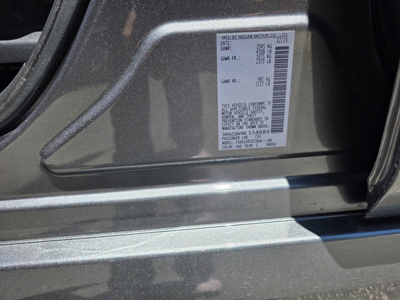 Used 2024 Nissan Leaf S FWD image 26