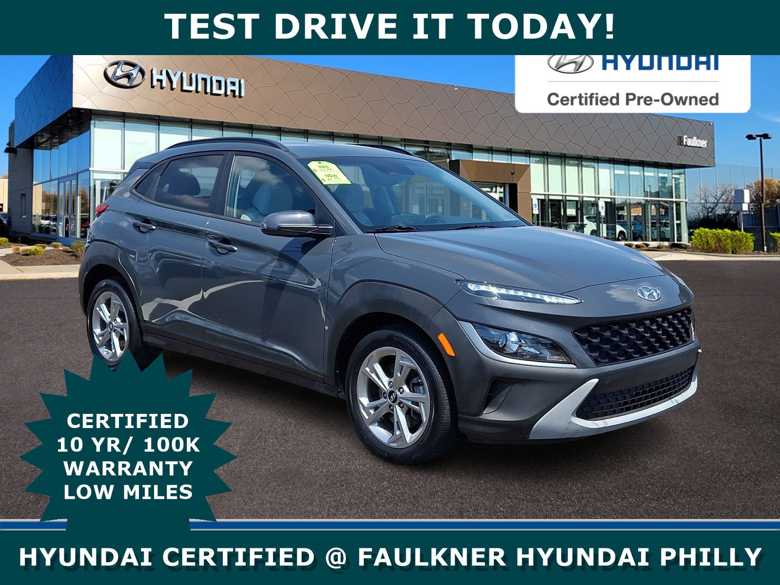 Certified 2023 Hyundai Kona SEL w/ Cargo Package AWD/4WD image 1
