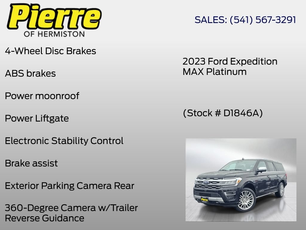 Used 2023 Ford Expedition Max Platinum AWD/4WD image 24