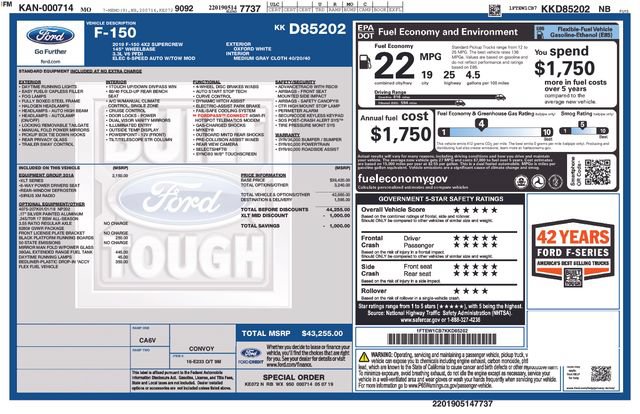 Used 2019 Ford F150 XLT w/ Equipment Group 301A Mid RWD image 33